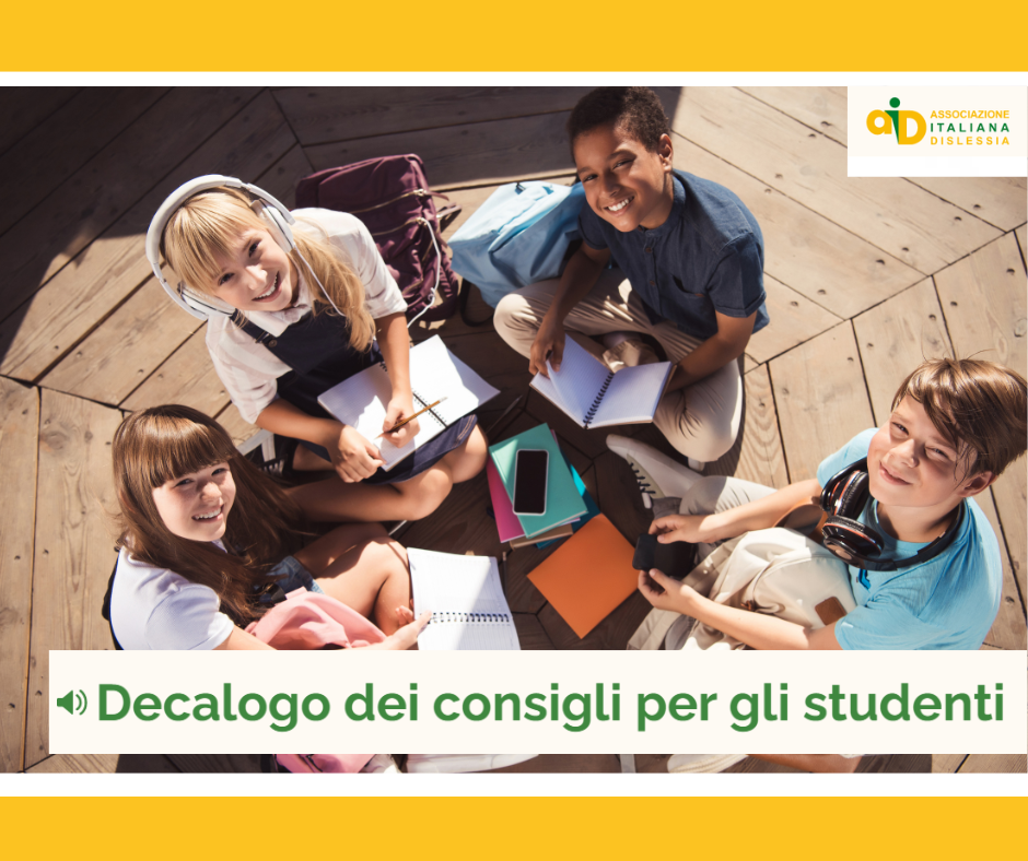 Decalogo studenti DSA